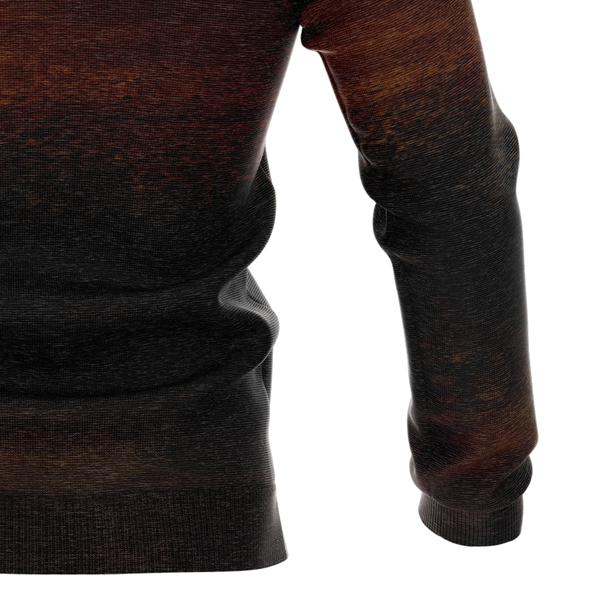 Cute Dachshund Reflection Pullover Premium Brown Hoodie, Perfect Outfit For Men And Women On Christmas New Year Autumn Winter - Image 8