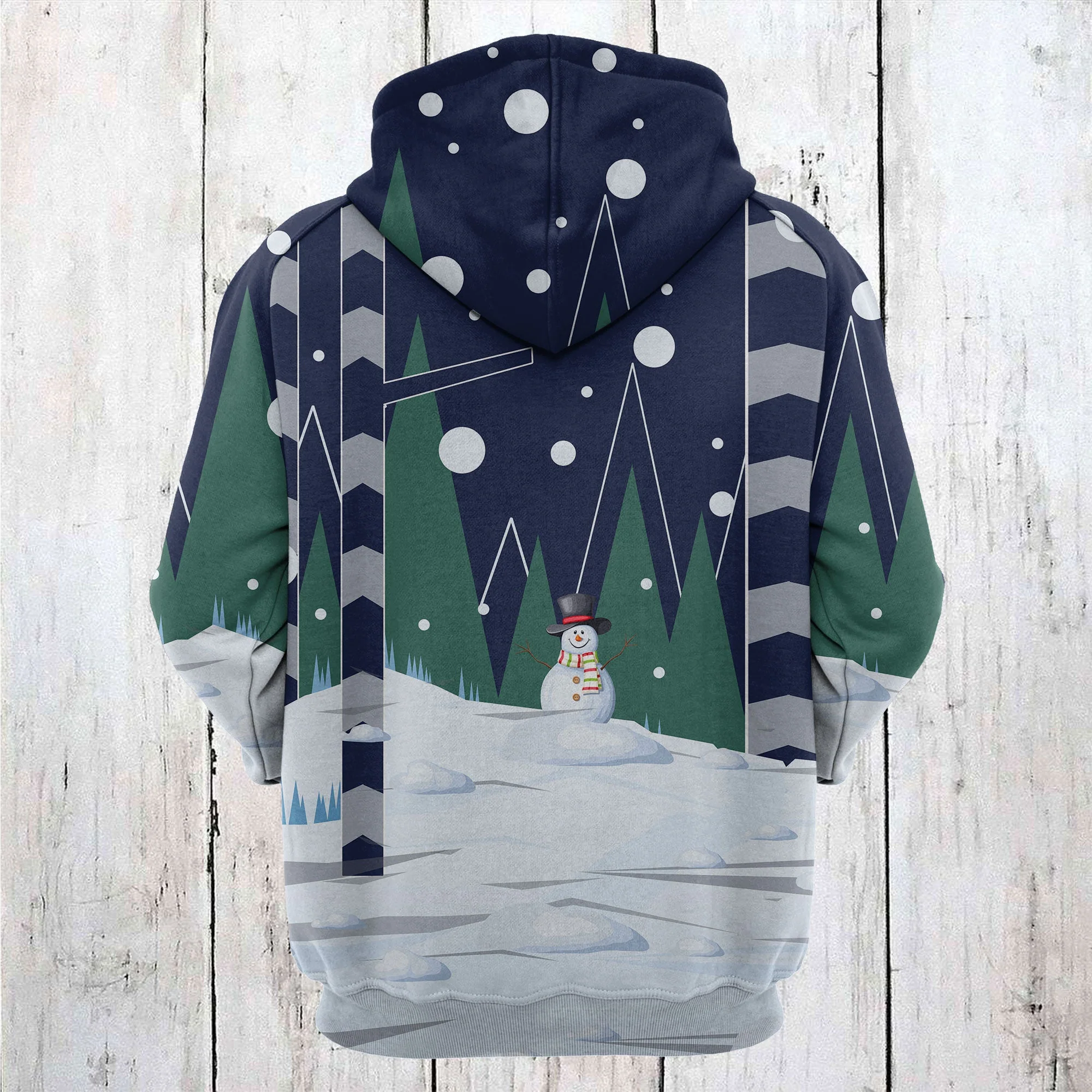 Dachshund Playing Christmas Pullover Premium Hoodie, Perfect Outfit For Men And Women On Christmas New Year Autumn Winter - Image 2
