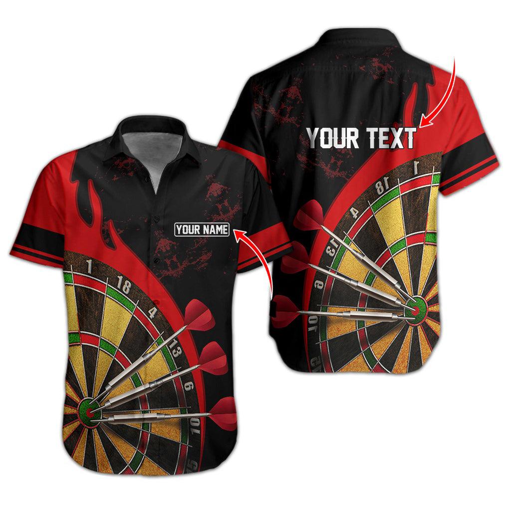 Darts Hawaiian Shirt Custom Name, Dartboard Uniforms Personalized Aloha Hawaiian Shirts - Gift For Darts Lovers, Friend, Family - Image 10