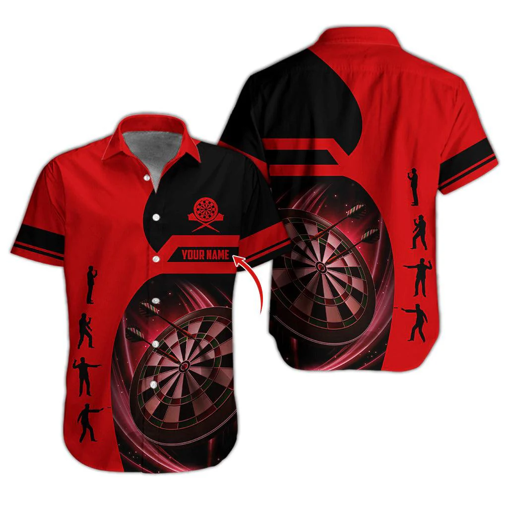 Darts Hawaiian Shirt Custom Name, Darts Player Uniforms Personalized Aloha Hawaiian Shirts - Gift For Darts Lovers, Friend, Family - Image 10