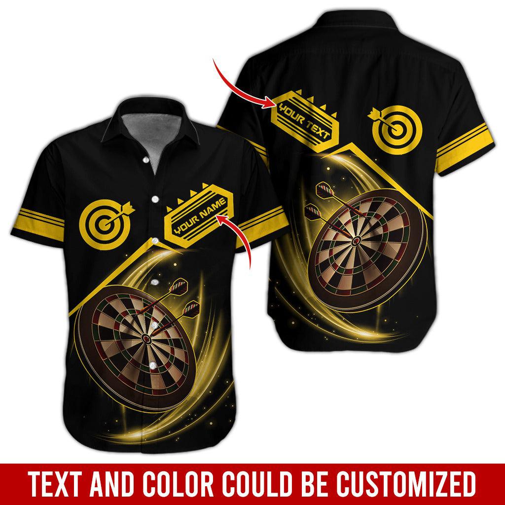 Darts Hawaiian Shirt Custom Name, Darts Team Personalized Aloha Hawaiian Shirts - Gift For Friend, Family