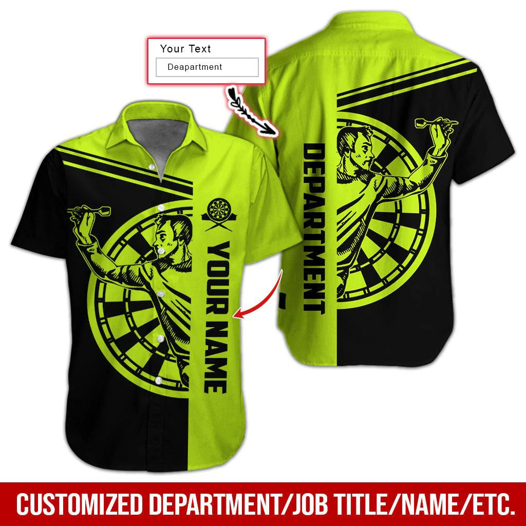 Darts Hawaiian Shirt Custom Name, Darts Uniforms Personalized Aloha Hawaiian Shirts - Gift For Darts Lovers, Friend, Family - Image 5