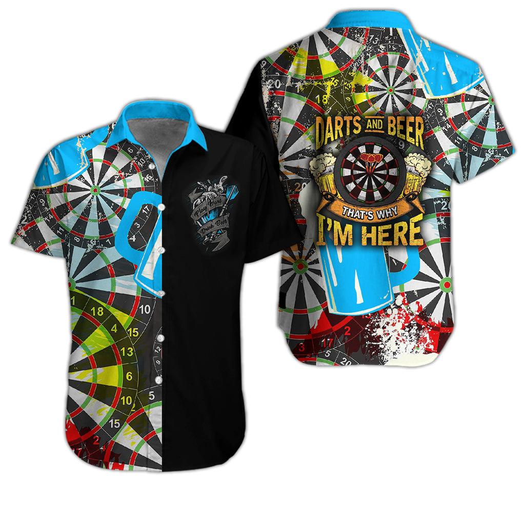 Darts Hawaiian Shirt, Darts And Beer Hawaiian Shirts - Gift For Darts Lovers, Darts Players Uniforms - Image 6