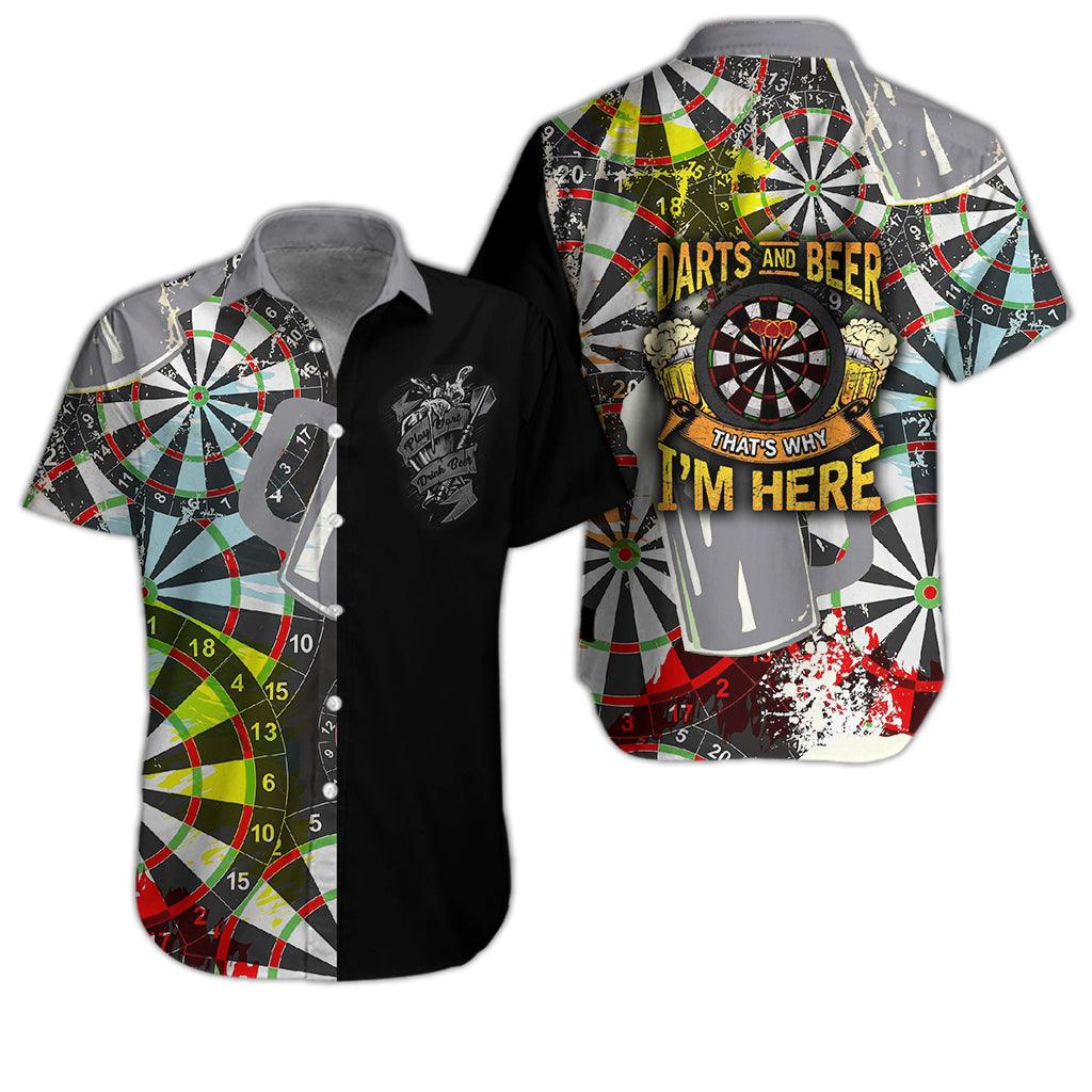 Darts Hawaiian Shirt, Darts And Beer Hawaiian Shirts - Gift For Darts Lovers, Darts Players Uniforms - Image 7
