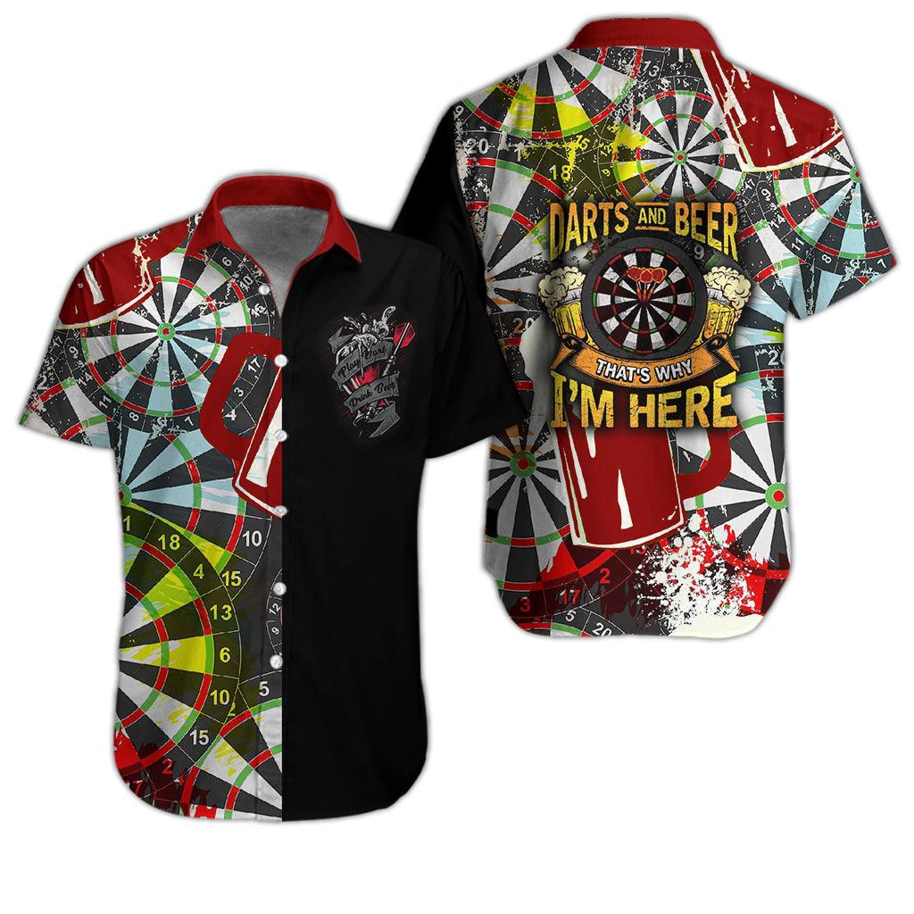 Darts Hawaiian Shirt, Darts And Beer Hawaiian Shirts - Gift For Darts Lovers, Darts Players Uniforms - Image 9