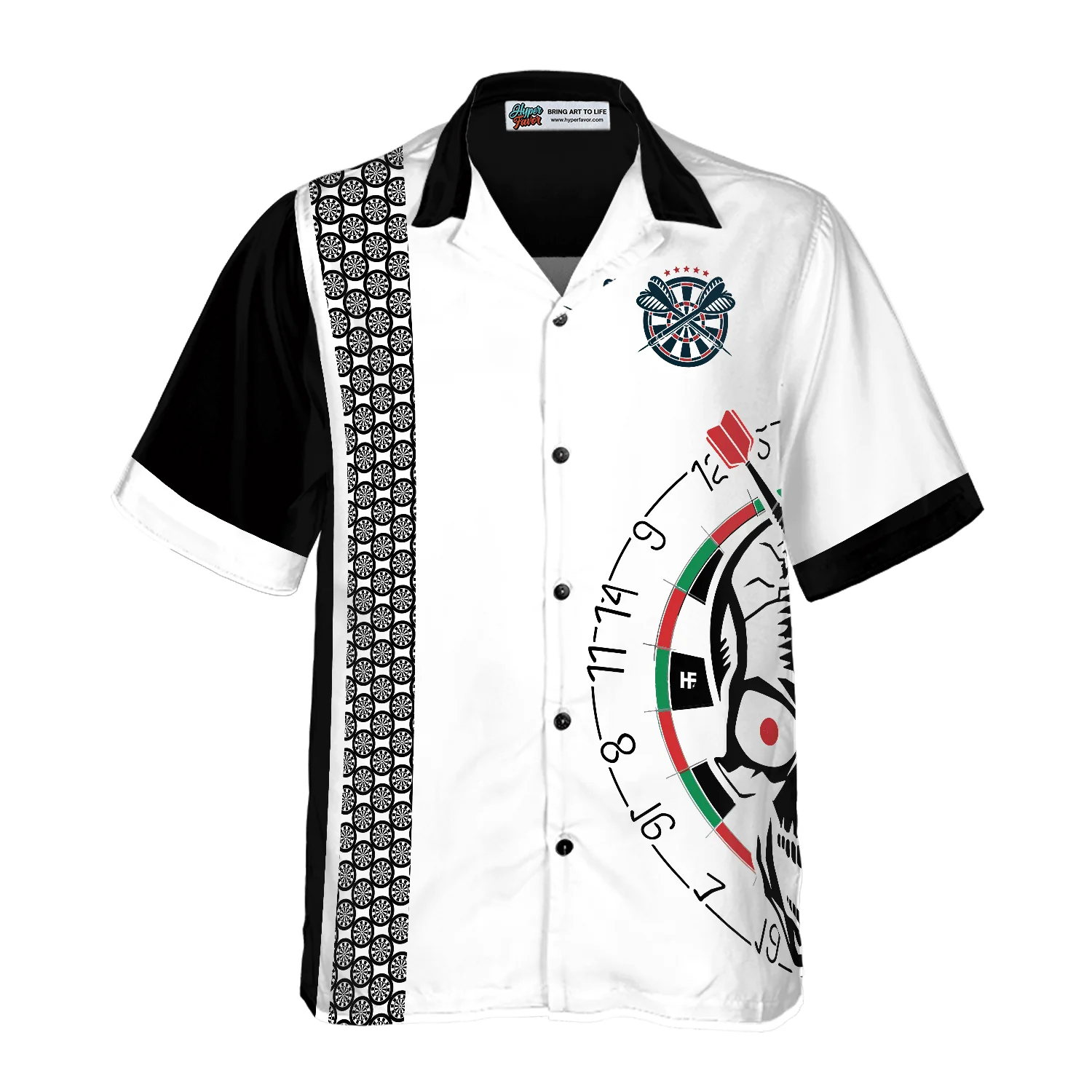 Darts Hawaiian Shirt, Super Sexy Skull Dart Player, Colorful Summer Aloha Shirt For Men Women, Perfect Gift For Friend, Team, Darts Lovers - Image 4