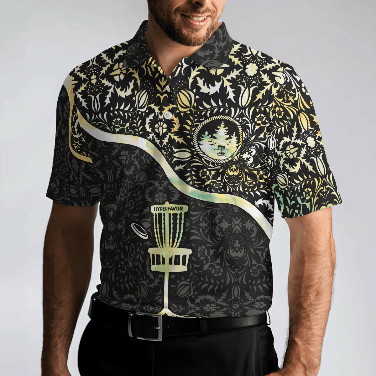 Disc Golf Is My Life Polo Shirt, Cool Disco Golf Shirt For Men, Innova Disc Golf Polo Shirt, Golf Gift For Men, Best Gift Idea For Men Golfers - Image 5