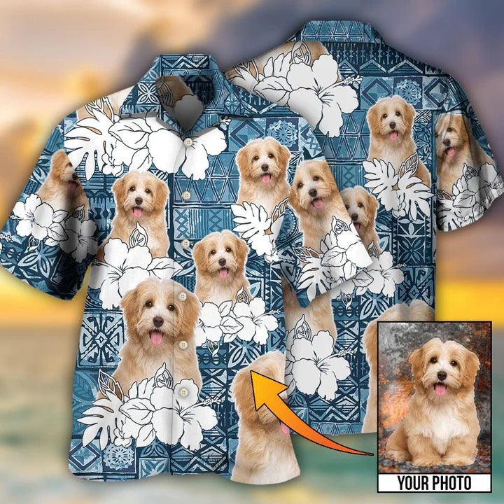 Dog Custom Aloha Hawaii Shirt - Dog Summer Aloha Custom Photo Personalized Hawaiian Shirt For Summer - Perfect Gift For Dog Lovers, Friend, Family