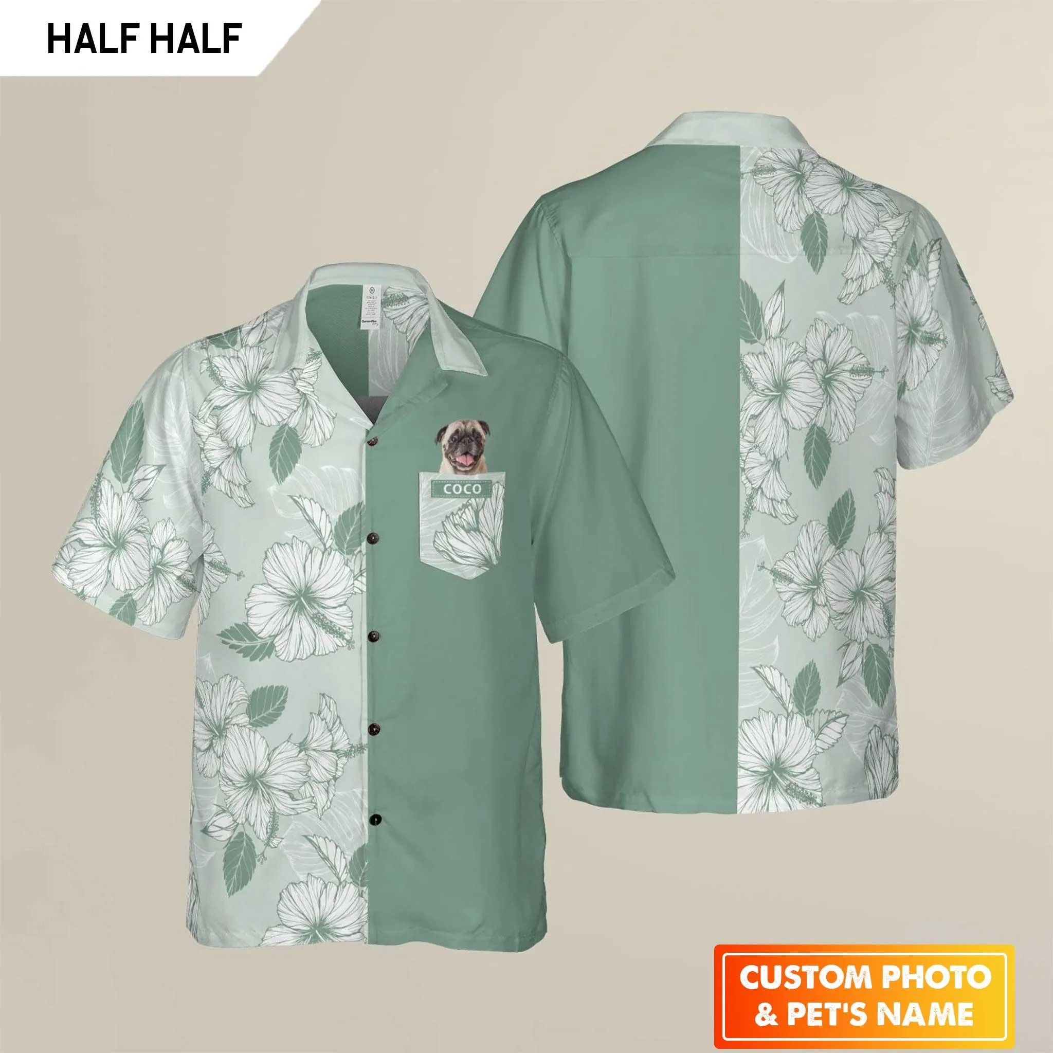 Dog Pet Custom Aloha Hawaiian Shirt For Summer - Hibiscus Timeless Tradition Personalized Hawaiian Shirt For Men Women - Gift For Dog Lovers, Pet Lovers - Image 3