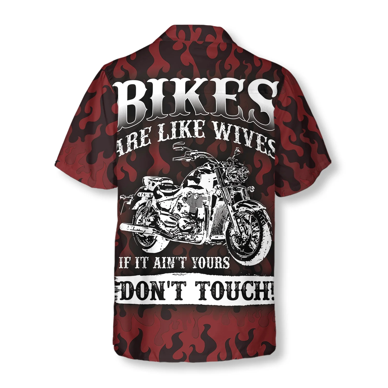 Don't Touch My Motorbike Hawaiian Shirt, Colorful Summer Aloha Shirt For Men Women, Perfect Gift For Friend, Family, Husband, Wife - Image 2