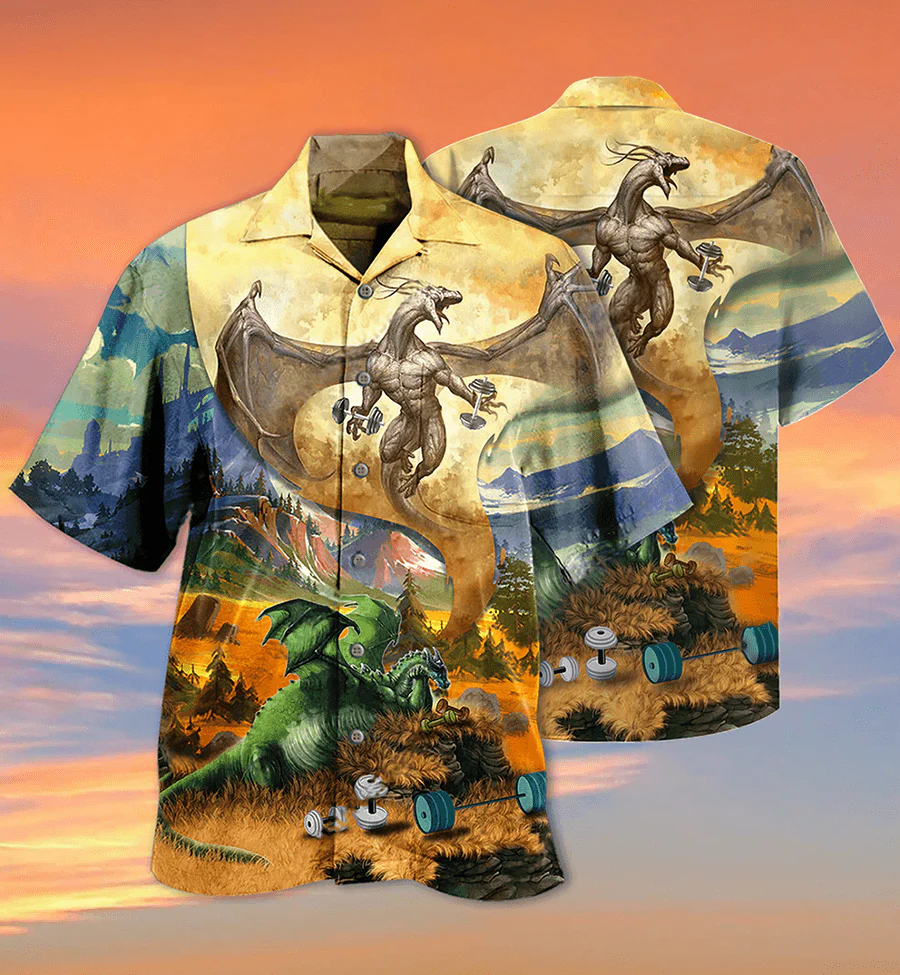 Dragon Aloha Hawaiian Shirt For Summer, Dragon Gymer Love Life So Cool Hawaiian Shirts Outfit For Men Women, Dragon Lovers - Image 3