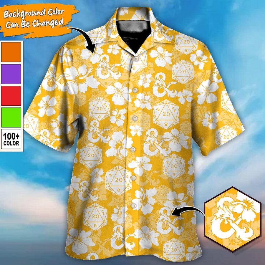 Dragon Dice Custom Aloha Hawaiian Shirt For Summer, Dungeon And Dragon Tropical Style Personalized Hawaiian Shirts Outfit For Men Women, Dragon Lovers - Image 3