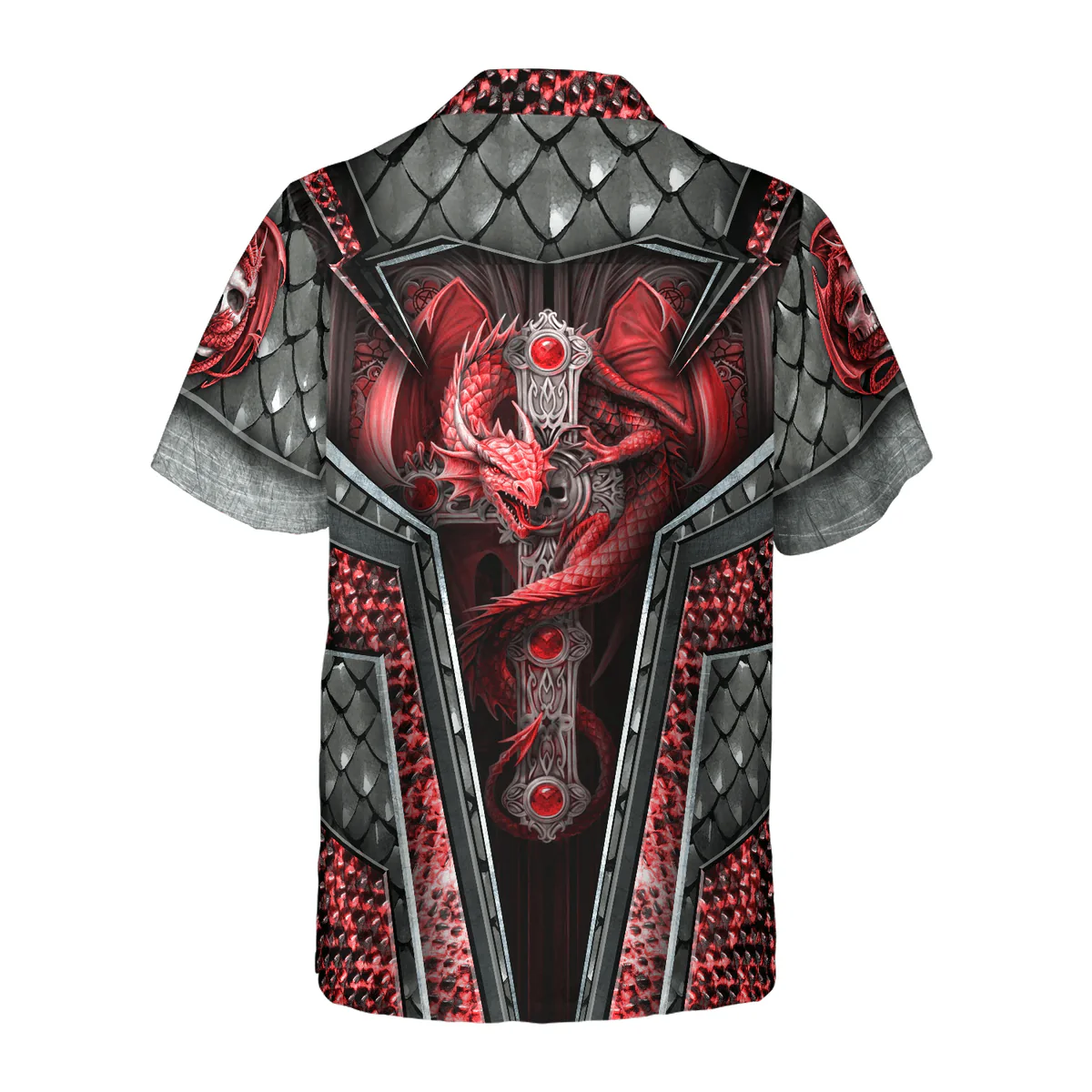 Dragon Hawaiian Shirt - Cool Dragon 3D Hawaiian Shirt - Perfect Gift For Husband, Boyfriend, Friend, Family - Image 2