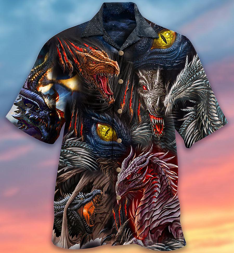 Dragon Hawaiian Shirt For Summer, Dragon Amazing Love Life So Cool Hawaiian Shirts Outfit For Men Women, Dragon Lovers