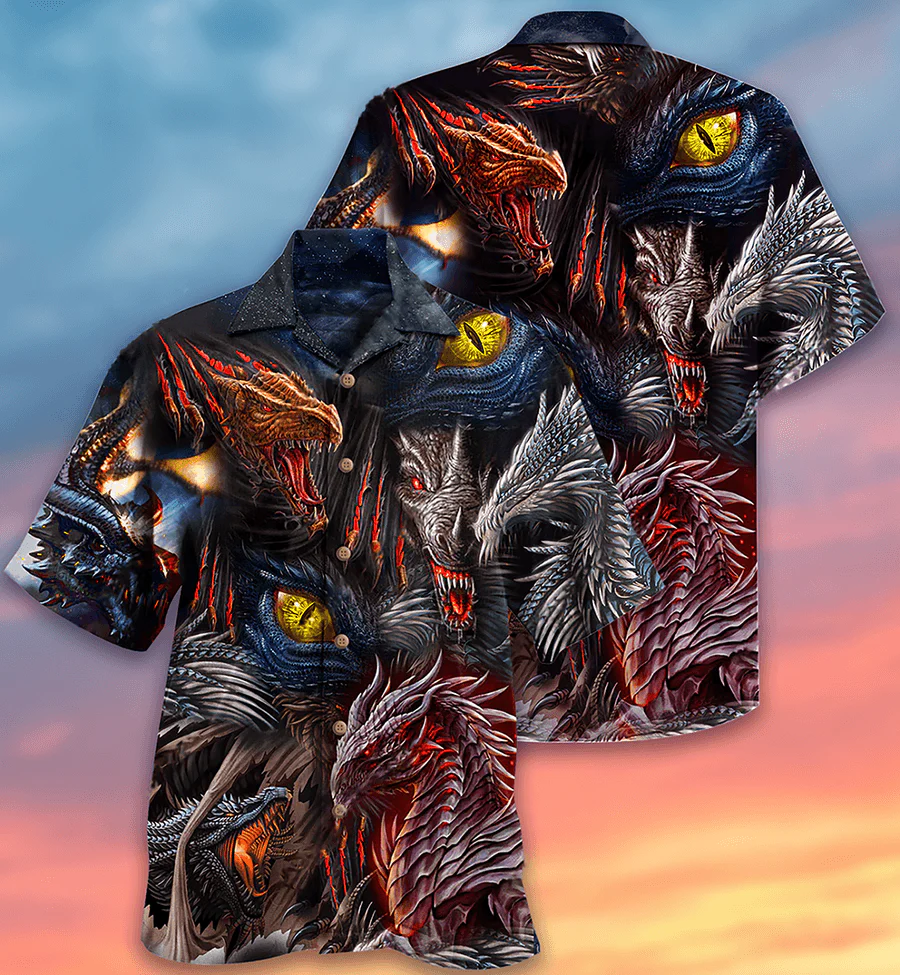 Dragon Hawaiian Shirt For Summer, Dragon Amazing Love Life So Cool Hawaiian Shirts Outfit For Men Women, Dragon Lovers - Image 2
