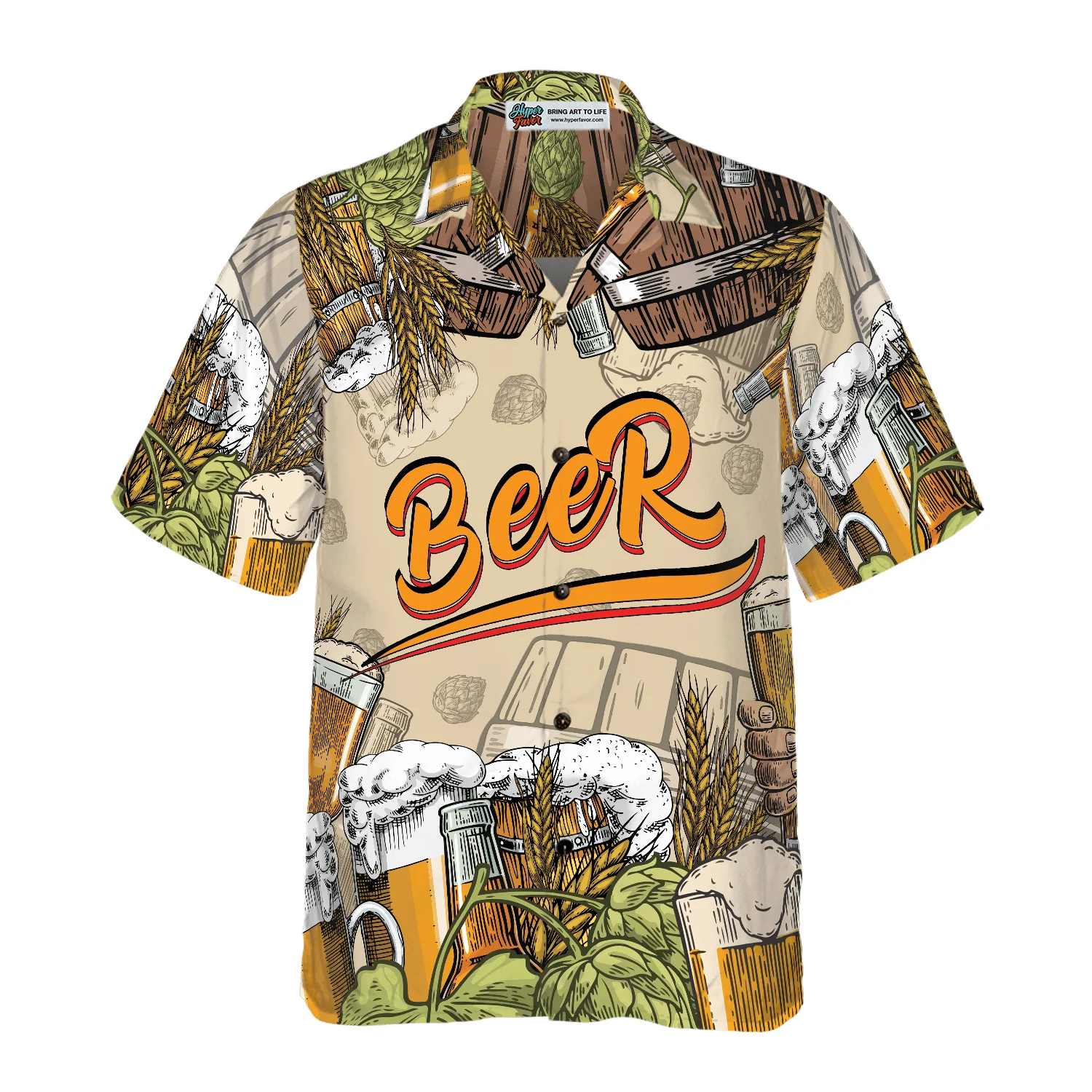 Drinking Beer Aloha Hawaiian Shirt For Summer, Colorful Shirt For Men Women, Perfect Gift For Friend, Team, Family, Beer Lovers - Image 3