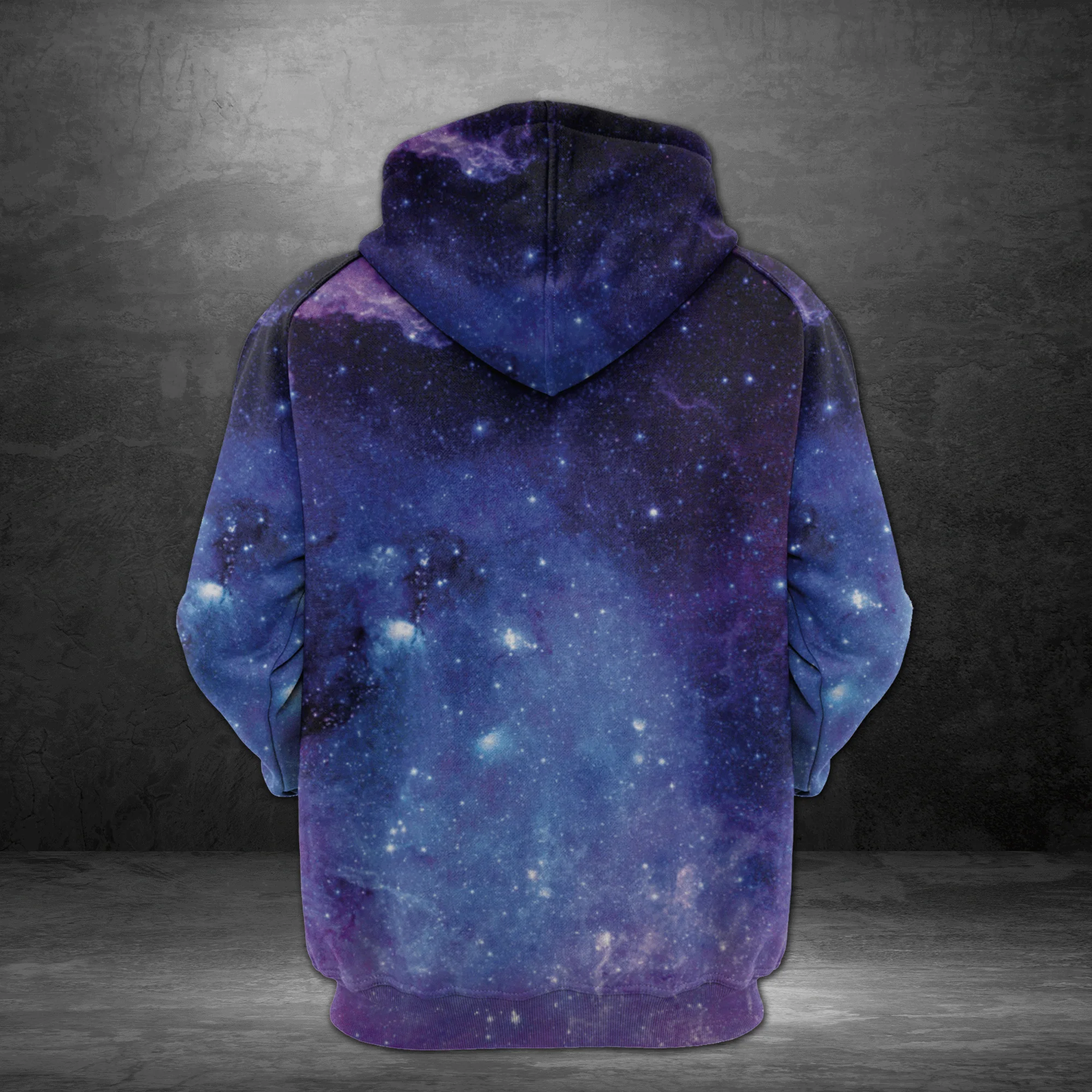 Drum Alien Pullover Premium Hoodie Purple Galaxy, Perfect Outfit For Men And Women On Christmas New Year Autumn Winter - Image 3