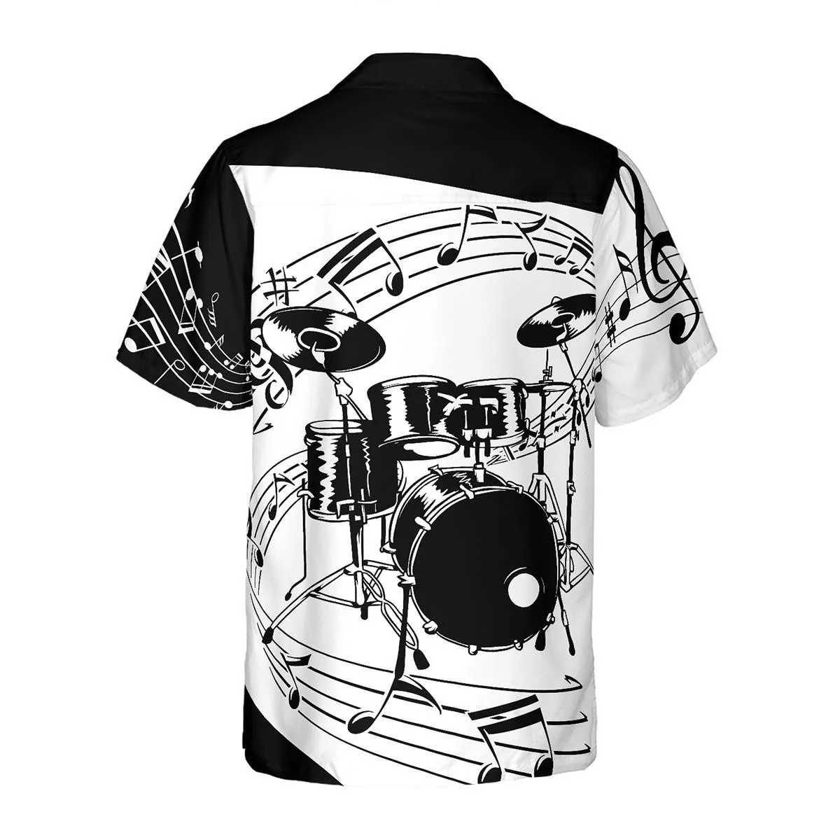 Drums For Music Hawaiian Shirt, Colorful Summer Aloha Shirt For Men Women, Perfect Gift For Husband, Wife, Friend, Family, Music Lovers - Image 3