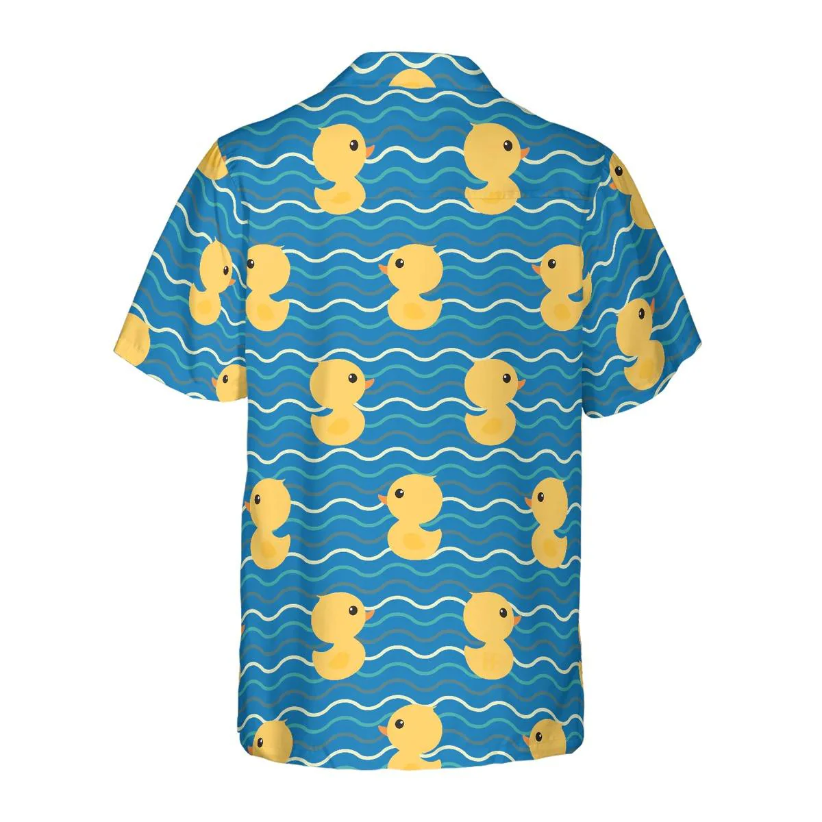 Duck Hawaiian Shirt, Little Ducks On The Water Aloha Shirt For Men Women - Perfect Gift For Duck Lovers, Husband, Boyfriend, Friend, Family - Image 3