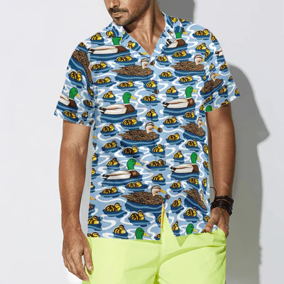 Duck Hawaiian Shirt, Rouen Duck Family Aloha Shirt For Men - Perfect Gift For Husband, Boyfriend, Friend, Family - Image 4