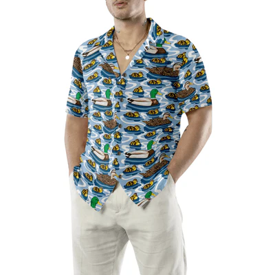 Duck Hawaiian Shirt, Rouen Duck Family Aloha Shirt For Men - Perfect Gift For Husband, Boyfriend, Friend, Family - Image 5