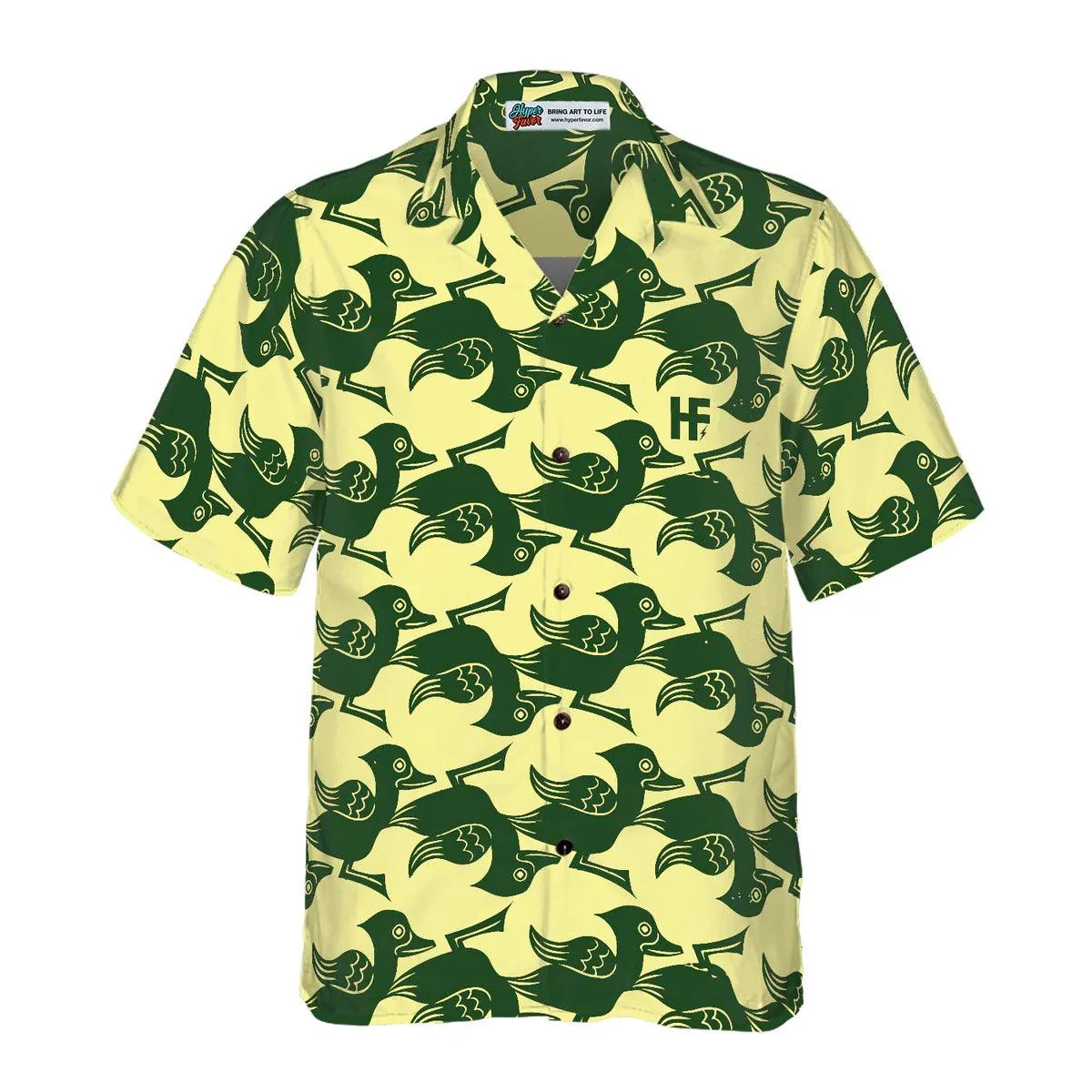 Duck Hawaiian Shirt, Welcome To Duck Side Aloha Shirt For Men Women - Perfect Gift For Duck Lovers, Husband, Boyfriend, Friend, Family - Image 3