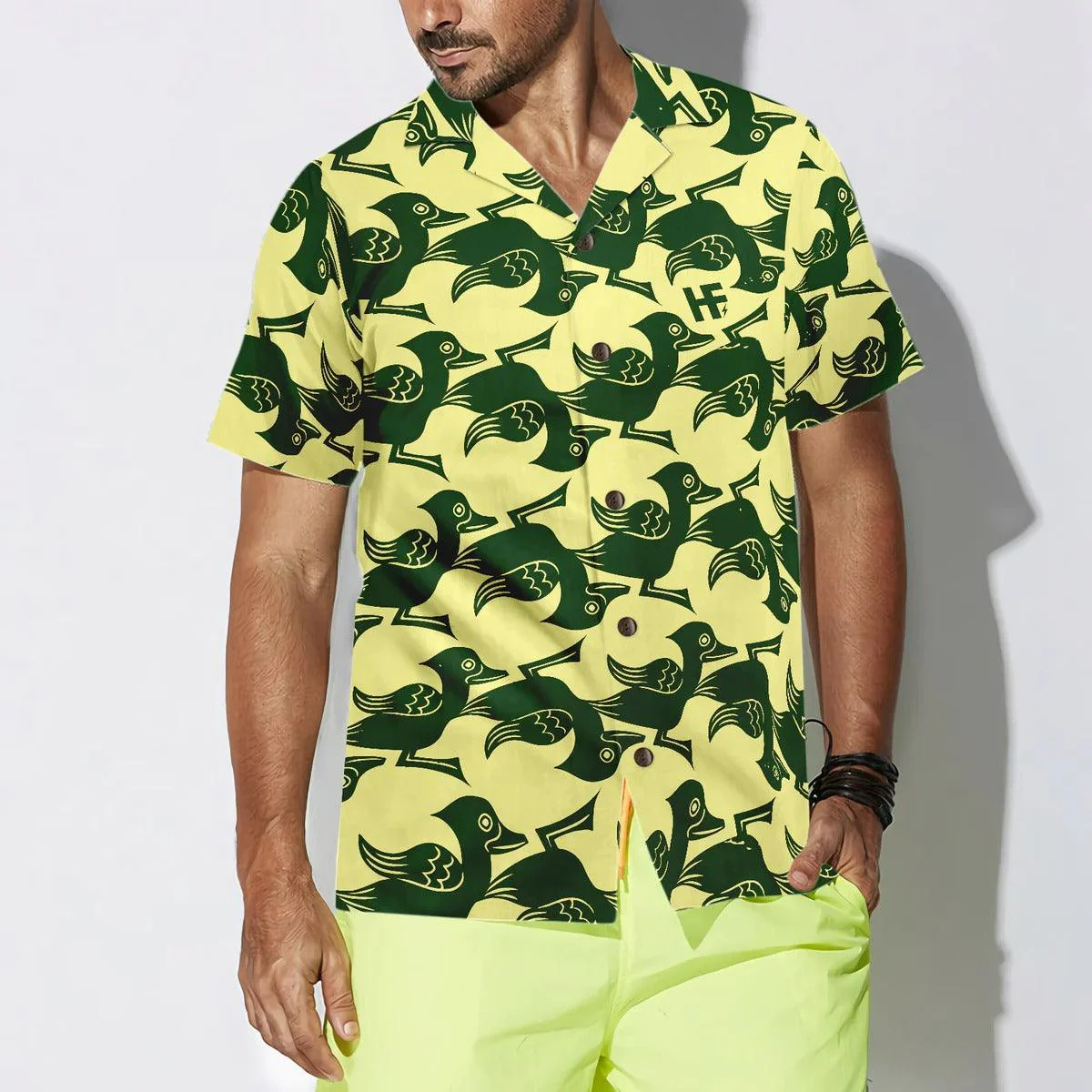 Duck Hawaiian Shirt, Welcome To Duck Side Aloha Shirt For Men Women - Perfect Gift For Duck Lovers, Husband, Boyfriend, Friend, Family - Image 4