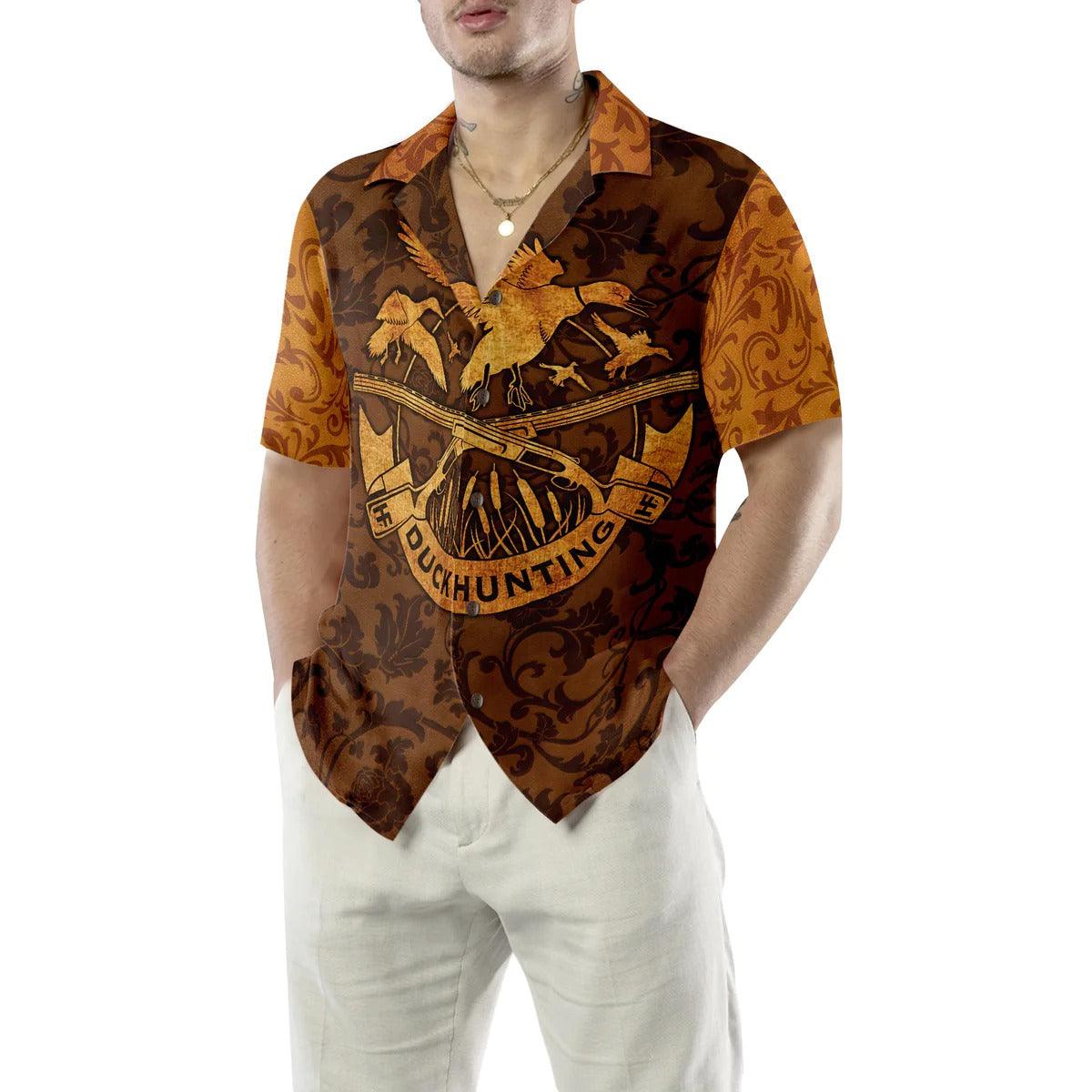 Duck Hunting Custom Hawaiian Shirt, Duck Custom Hawaiian Shirt, Duck Hunting Custom Aloha Shirt - Perfect Gift For Men, Women, Friend, Family - Image 5