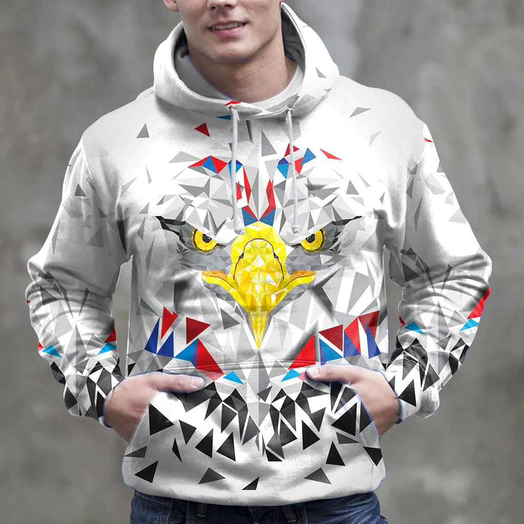 Eagle Pullover Premium Hoodie, Perfect Outfit For Men And Women On Christmas New Year Autumn Winter - Image 2