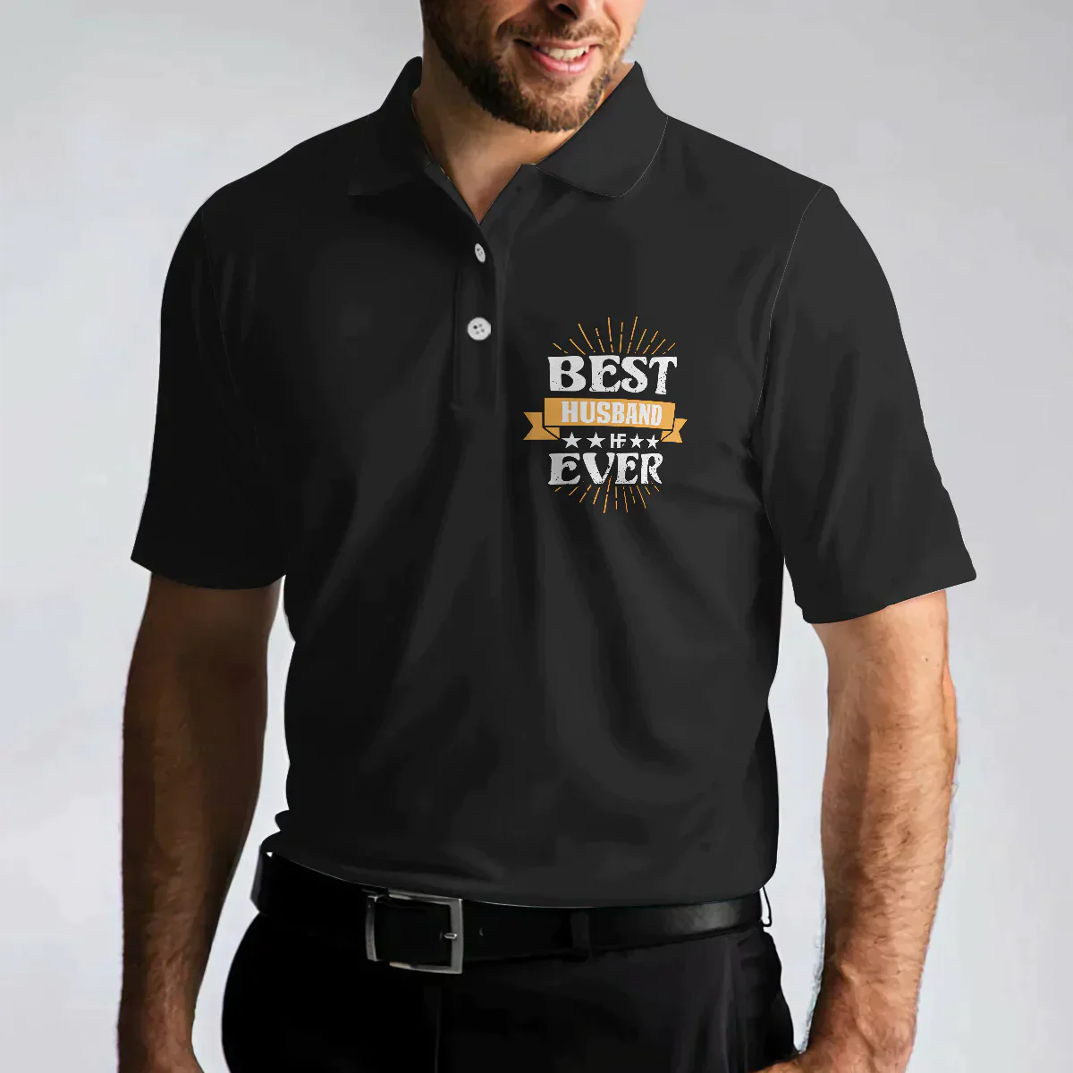 Family Men Polo Shirt, I Tried To Retire But Now I Work For My Wife Family Polo Shirt, Gift For Husband - Image 5