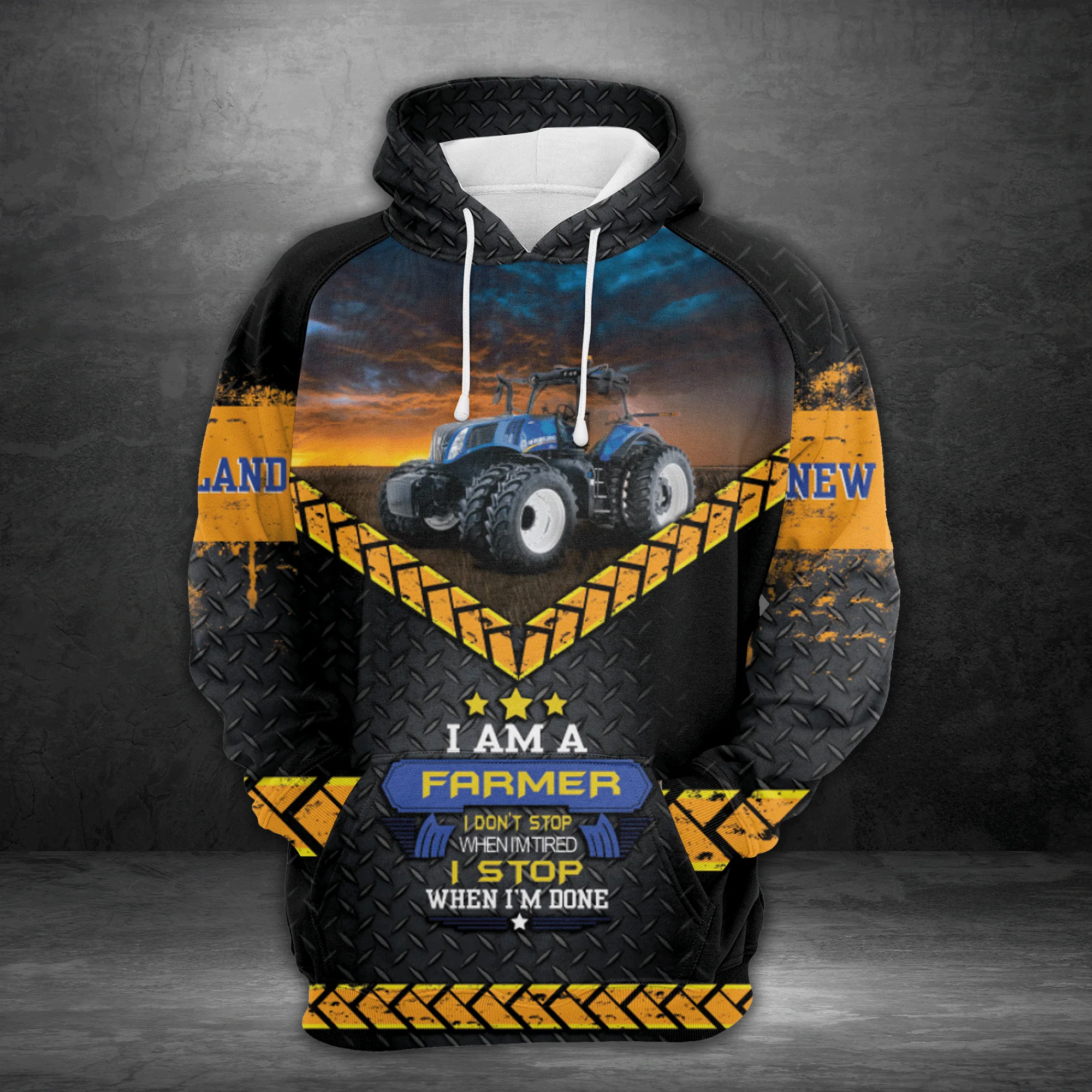 Farmer Pullover Premium Hoodie I'm a Farmer I'm Tired I Stop, Perfect Outfit For Men And Women On Christmas New Year Autumn Winter - Image 2