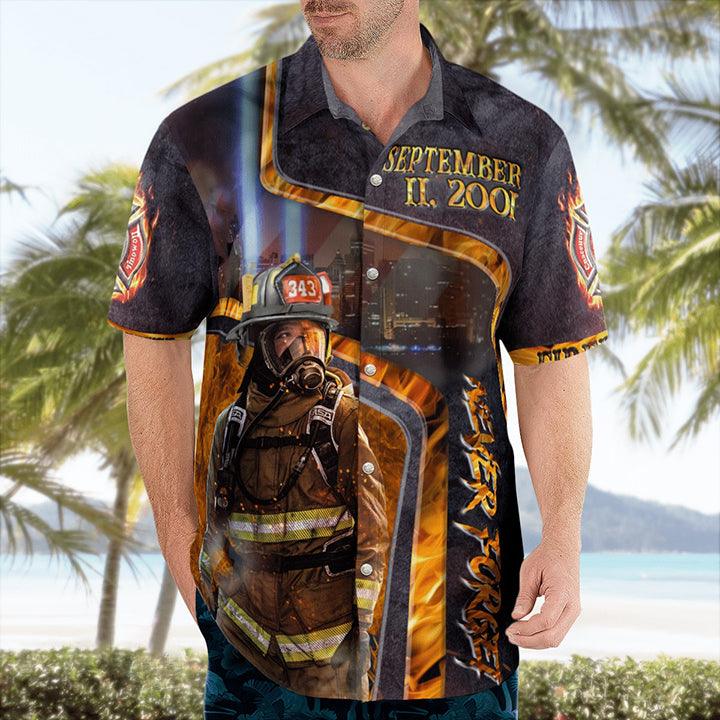 Firefighter Hawaii Shirt - Perfect Gift For Friend, Family - Image 2