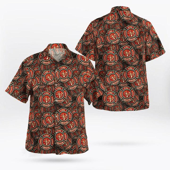 Firefighter Hawaii Shirt - Perfect Gift For Friend, Family - Image 4