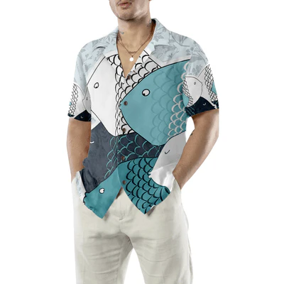 Fish Hawaiian Shirt, Thousand Fish In The Sea Aloha Shirt For Men - Perfect Gift For Men, Husband, Boyfriend, Friend, Family - Image 5