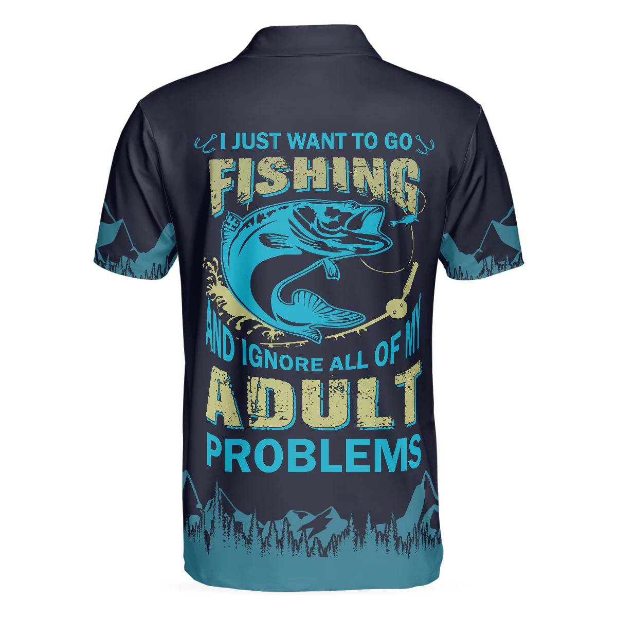Fishologist Go Fishing Men Polo Shirt, I Just Want To Go Fishing Shirt, Best Fishing Shirt For Men, Gift For Fishing Lovers - Image 4