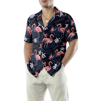 Flamingos And Flower Hawaiian Shirt - Perfect Gift For Flamingo Lover, Friend, Family - Image 4
