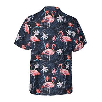 Flamingos And Flower Hawaiian Shirt - Perfect Gift For Flamingo Lover, Friend, Family - Image 5
