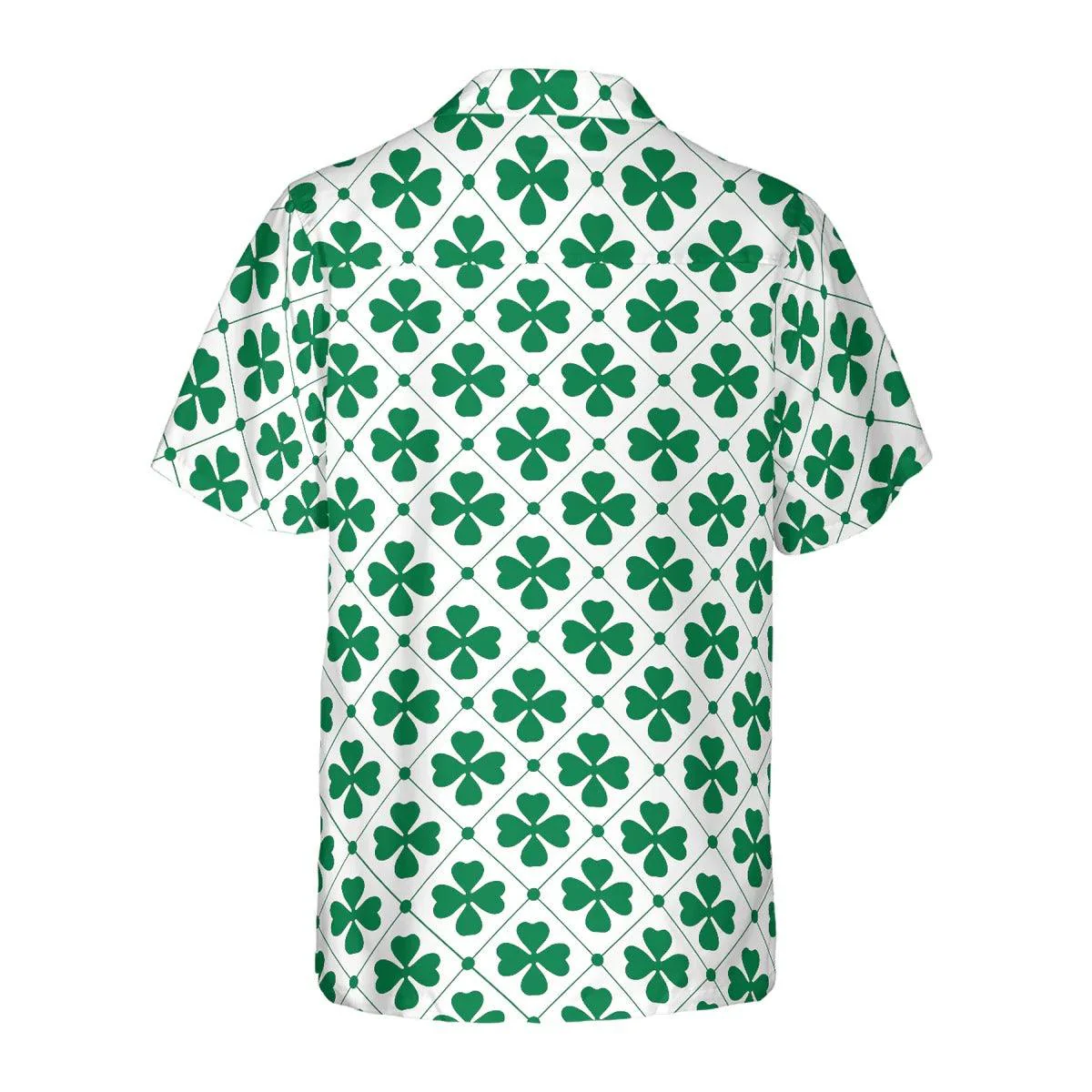 Four Leaf St Patrick's Day Aloha Hawaiian Shirt - Perfect Gift For Lover, Friend, Family - Image 3