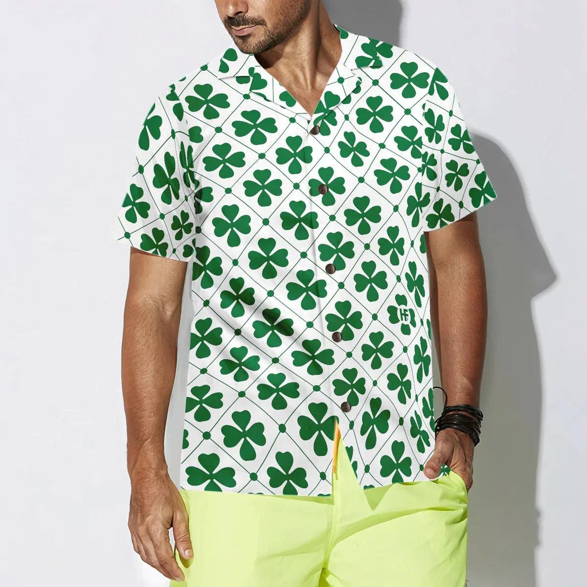 Four Leaf St Patrick's Day Aloha Hawaiian Shirt - Perfect Gift For Lover, Friend, Family - Image 5