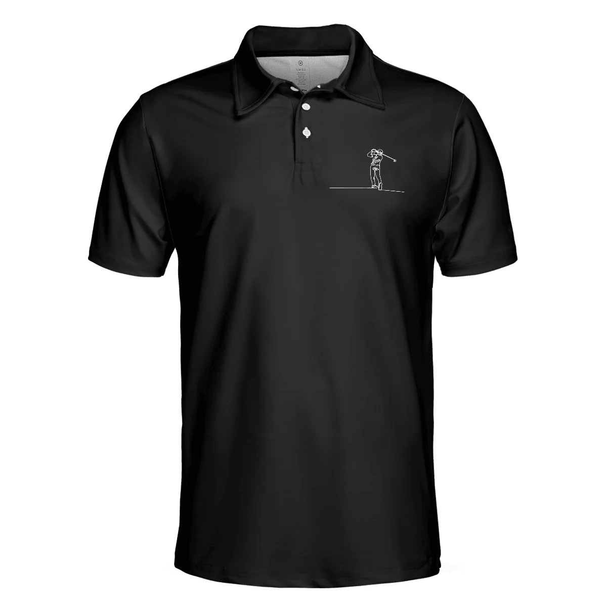 Foursome Short Sleeve Men Polo Shirt, Golf Game Save Me From Being A Pornstar Now I Am In Foursome Shirt For Men - Image 3