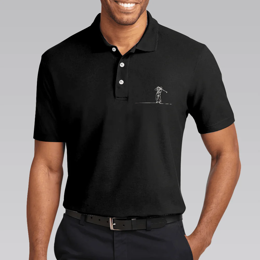 Foursome Short Sleeve Men Polo Shirt, Golf Game Save Me From Being A Pornstar Now I Am In Foursome Shirt For Men - Image 4