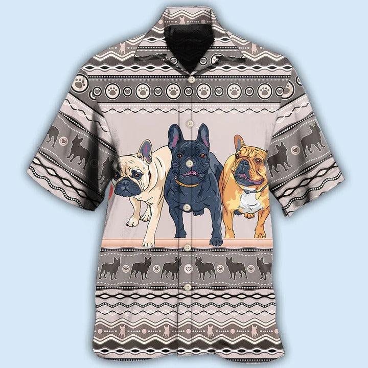 French Bulldog Aloha Hawaii Shirt - French Bulldog Lovely Pattern Hawaiian Shirt For Summer - Perfect Gift For Dog Lovers, Friend, Family - Image 2