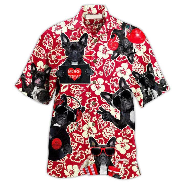 French Bulldog Aloha Hawaii Shirt - German Shepherd You Can Run But You Can't Hide Hawaiian Shirt For Summer - Perfect Gift For Dog Lovers, Friend, Family - Image 2