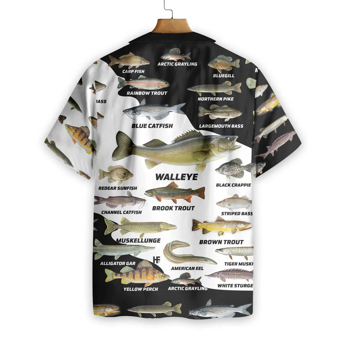 Freshwater Fish Types Hawaiian Shirt, Fish Aloha Shirt For Men - Perfect Gift For Fishing Lovers, Husband, Boyfriend, Friend, Family - Image 4