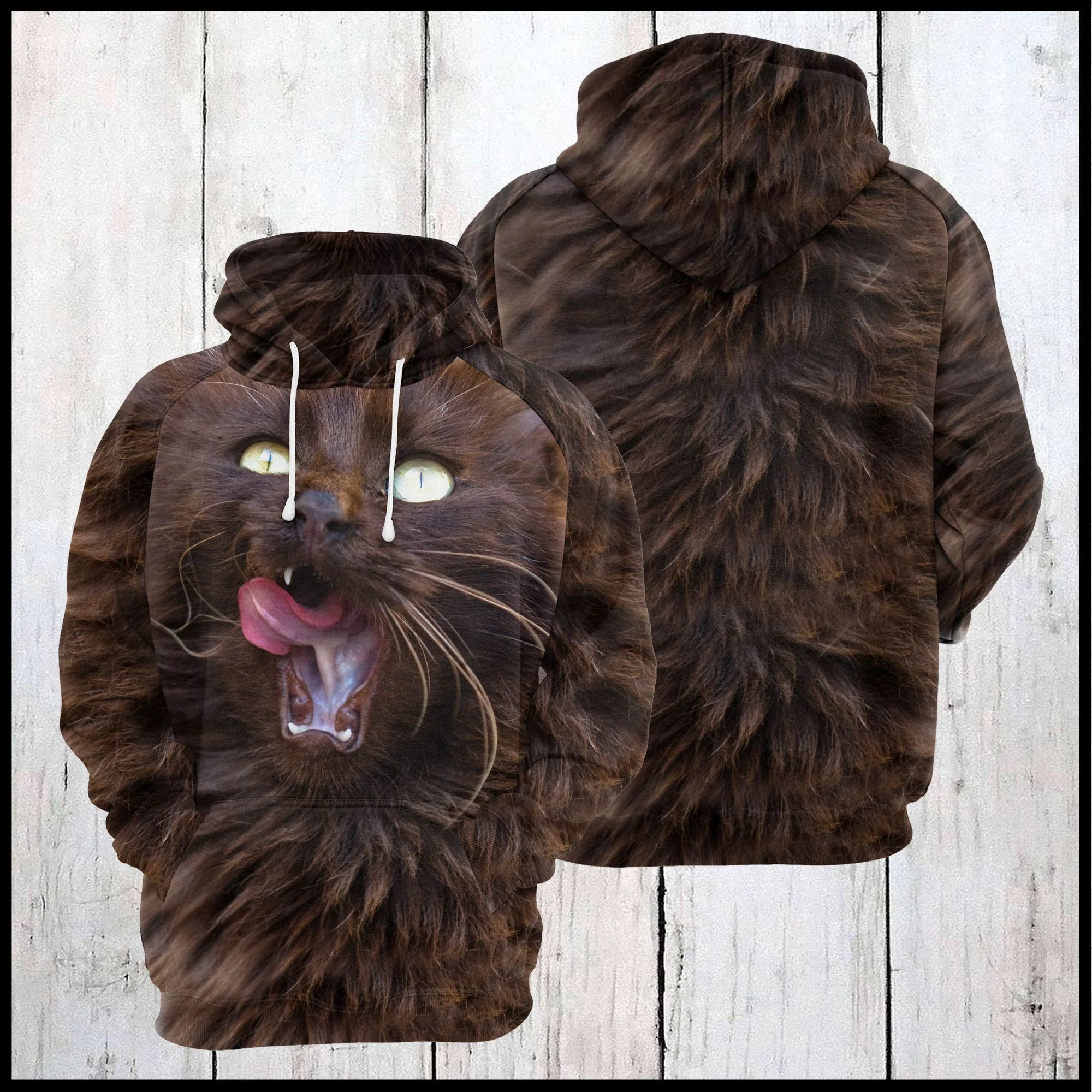 Funny Chantilly Cat Pullover Premium Hoodie, Perfect Outfit For Men And Women On Christmas New Year Autumn Winter - Image 3