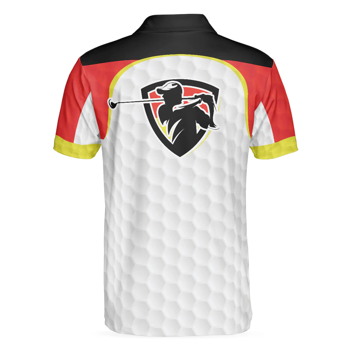 German Flag Golf Texture Short Sleeve All Over Print Men Polo Shirt, Paint Art Polo Shirt, Best Golf Shirt For Men - Image 2