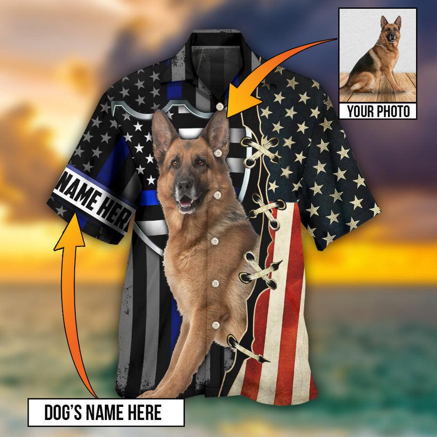 German Shepherd Hawaiian Shirt Custom - Dog Various Style Personalized Hawaiian Shirts - Perfect Gift For Men Women, Dog Lovers - Image 2