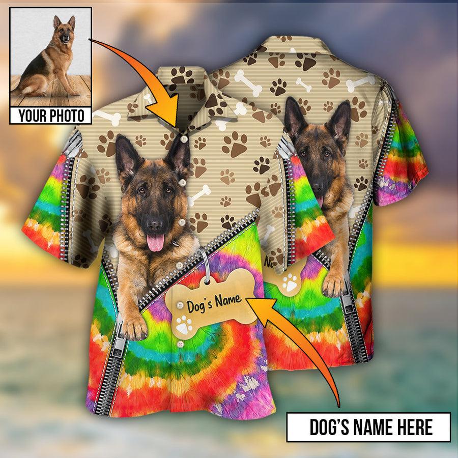 German Shepherd Hawaiian Shirt Custom - Dog Various Style Personalized Hawaiian Shirts - Perfect Gift For Men Women, Dog Lovers - Image 5