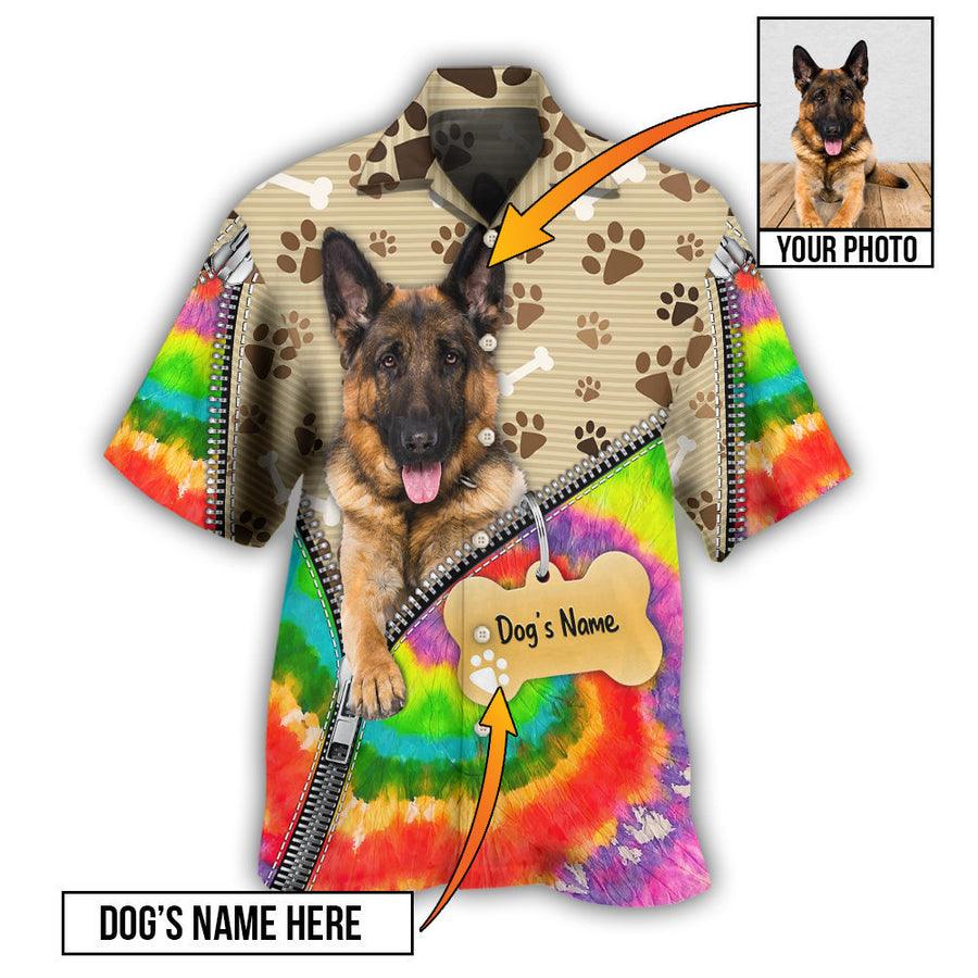 German Shepherd Hawaiian Shirt Custom - Dog Various Style Personalized Hawaiian Shirts - Perfect Gift For Men Women, Dog Lovers - Image 7
