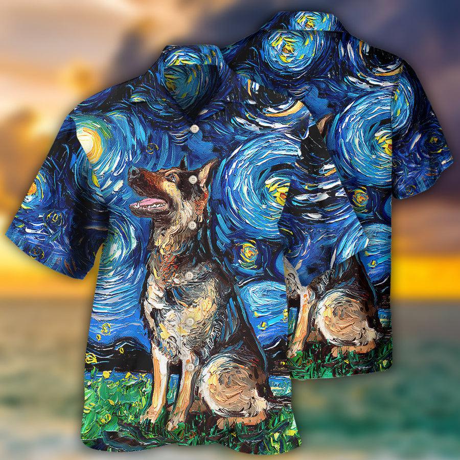 German Shepherd Hawaiian Shirt, Dog Cool Dog Various Style Aloha Hawaiian Shirt For Summer, Gift For Men Women, Dog Lover, Dog Mom Dad - Image 3